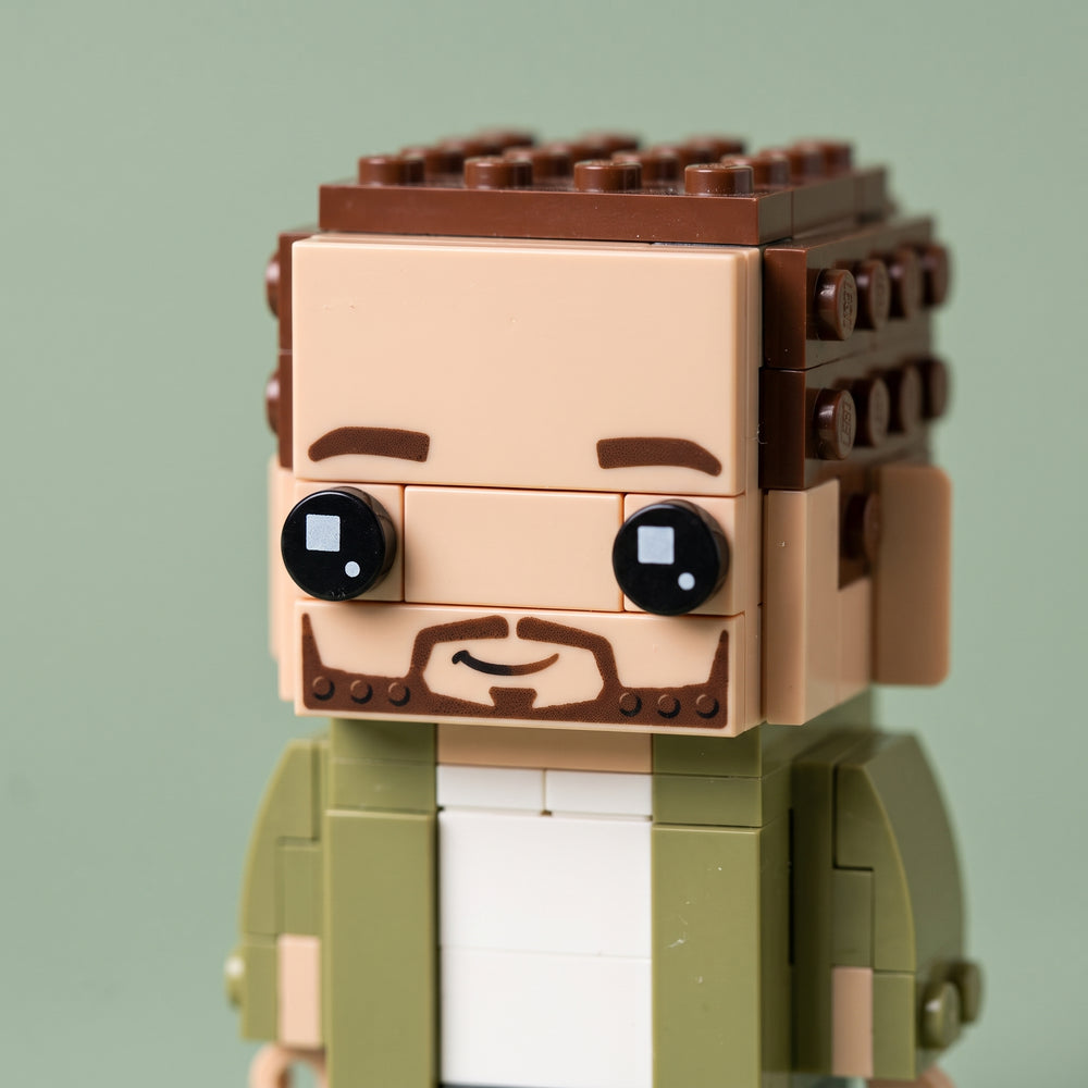 Cabelo, barba e óculos