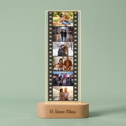 Candeeiro Filme de Memórias Personalizado