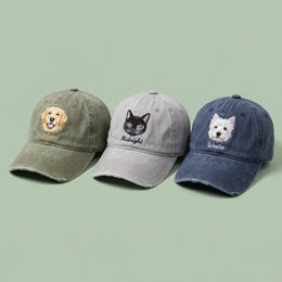 Chapéu Personalizado com o teu Animal Bordado