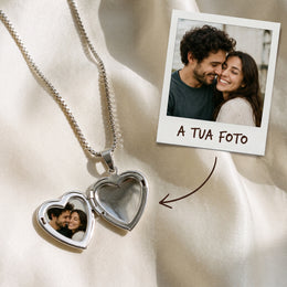 Colar Coração Personalizado com Fotografias