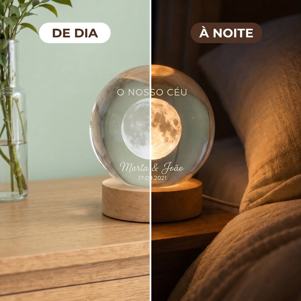 Um candeeiro com a vossa história